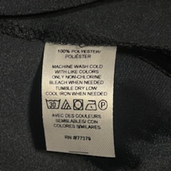 AT Black satiny blouse with tie - Picture 5 of 8